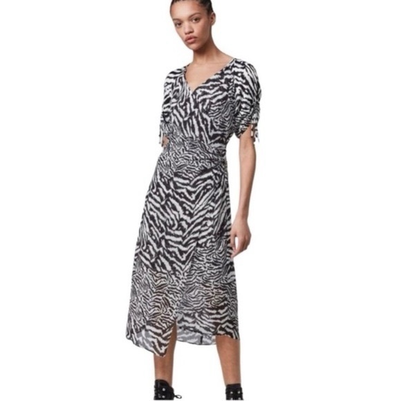 All Saints Dresses & Skirts - All Saints Animal Print Dress Size 00